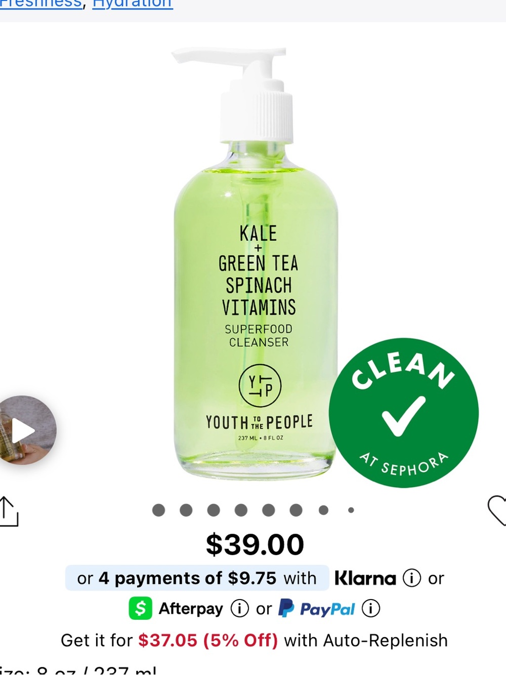 Youth to the people Superfood Cleanser